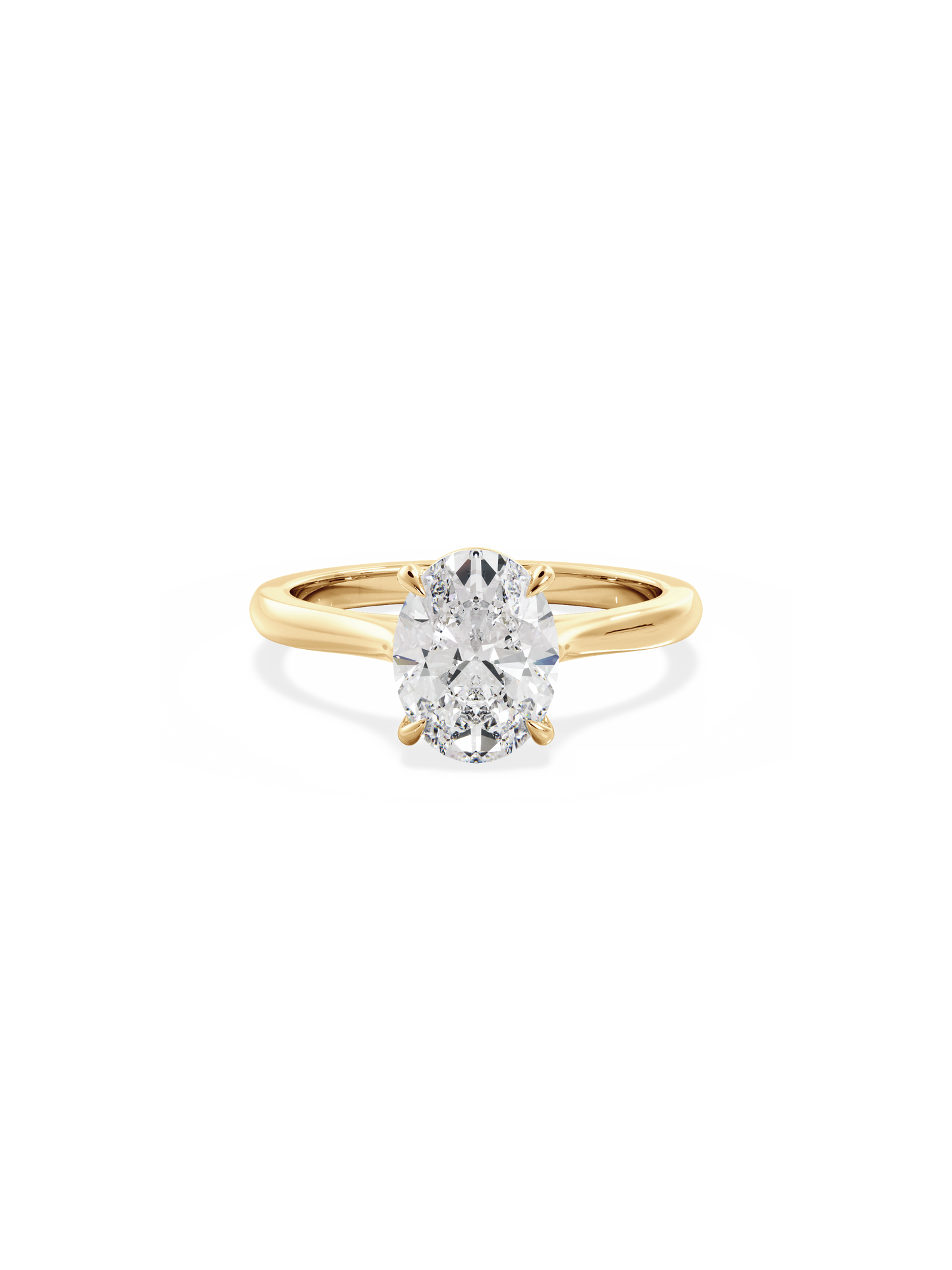 2 CT Round Three Stones Lab Grown Diamond Engagement Ring