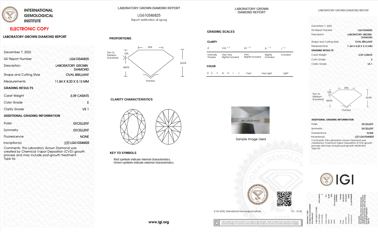 2 CT Round Three Stones Lab Grown Diamond Engagement Ring