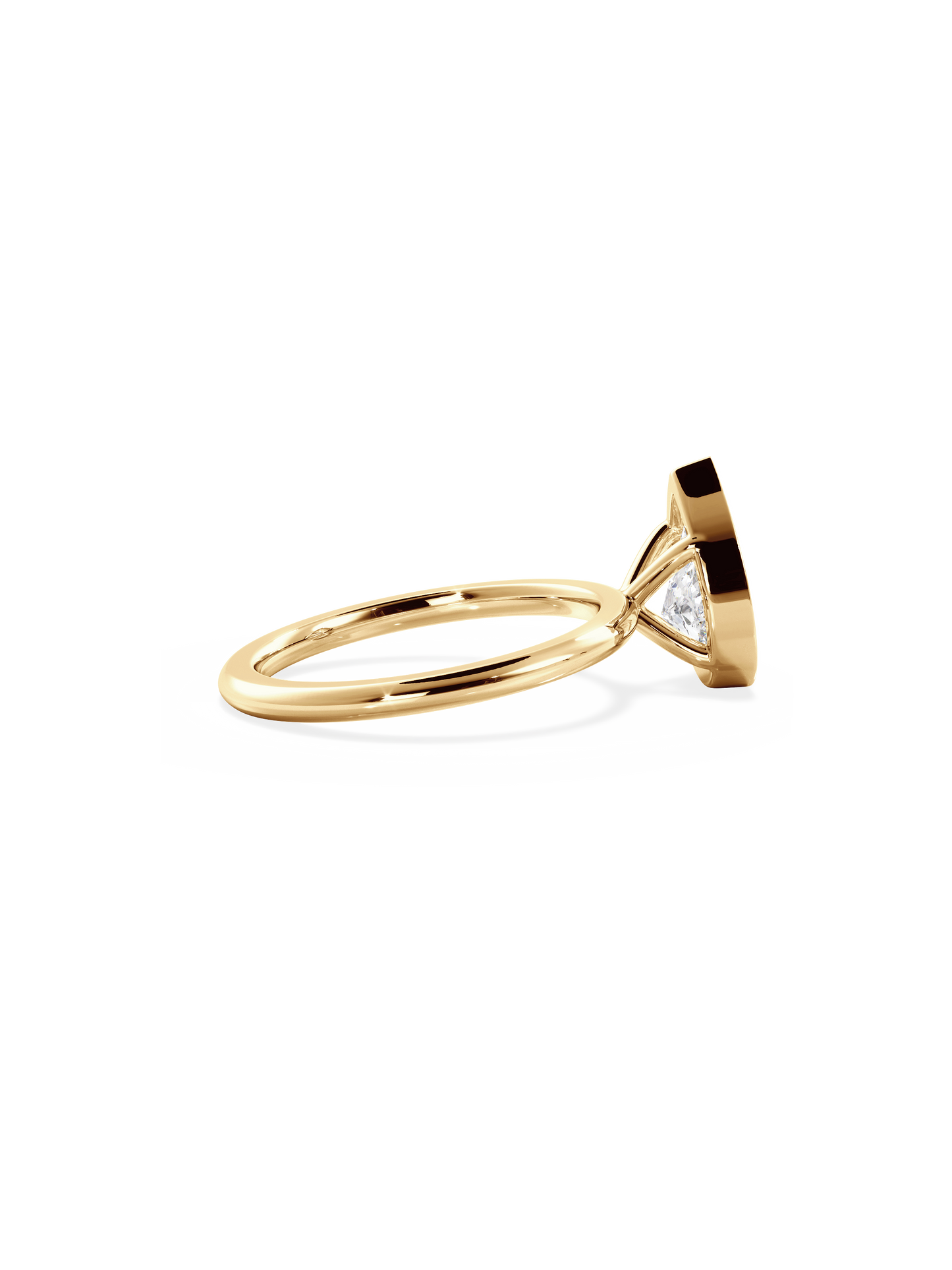 2 CT Round Three Stones Lab Grown Diamond Engagement Ring