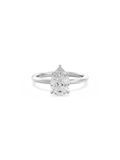 2 CT Round Three Stones Lab Grown Diamond Engagement Ring