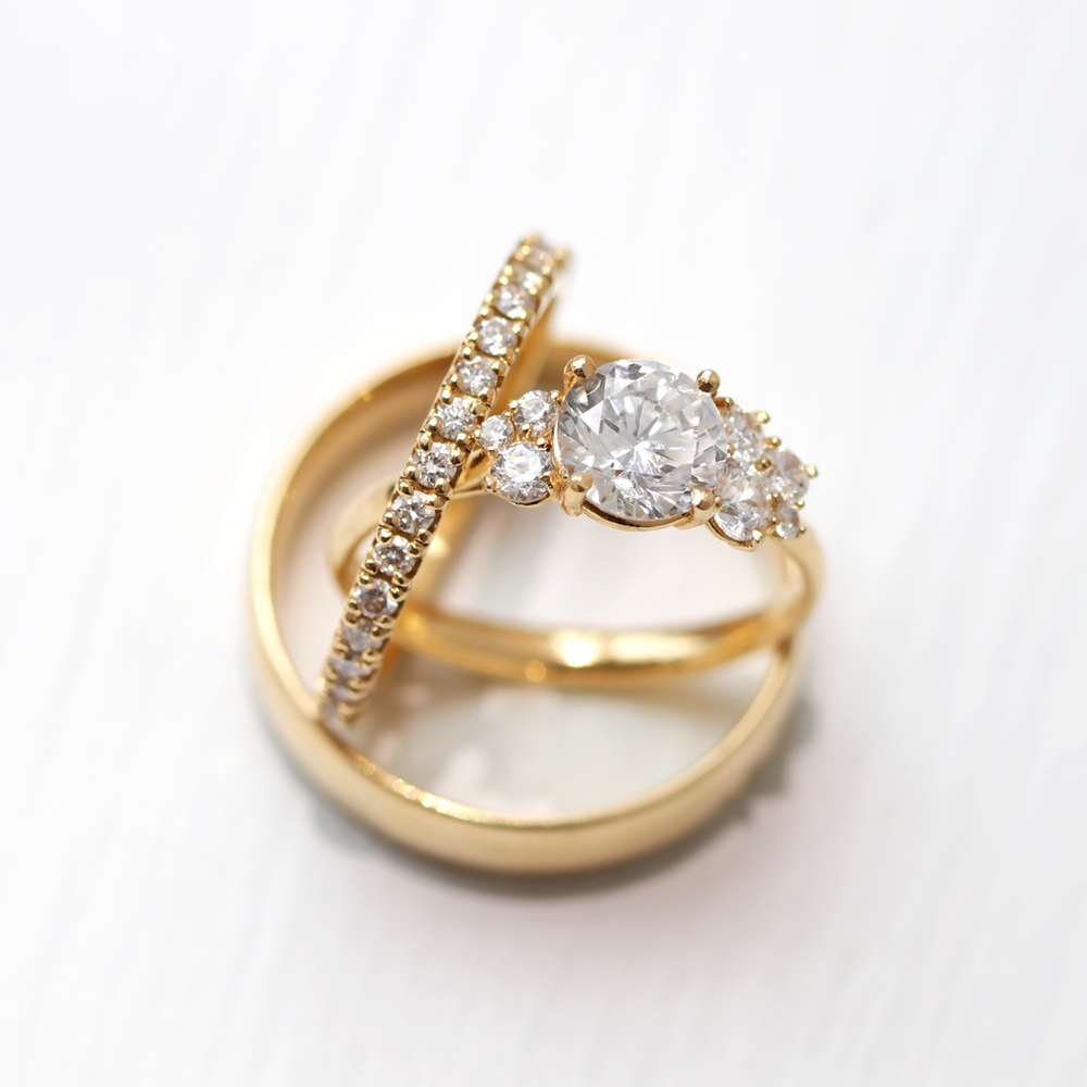0.37 CT Round Full Eternity Lab Grown Diamond Wedding Band