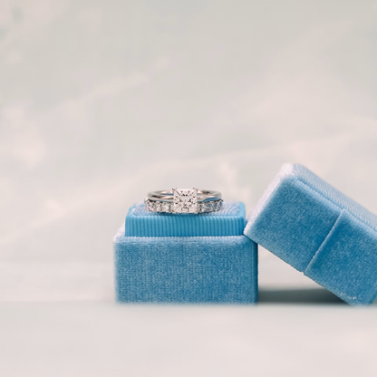 Marquise Cut Cluster Styled Lab Grown Diamond Engagement Ring