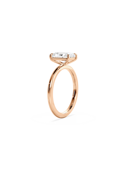 2 CT Round Three Stones Lab Grown Diamond Engagement Ring