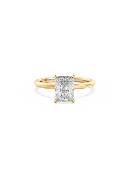2 CT Round Three Stones Lab Grown Diamond Engagement Ring