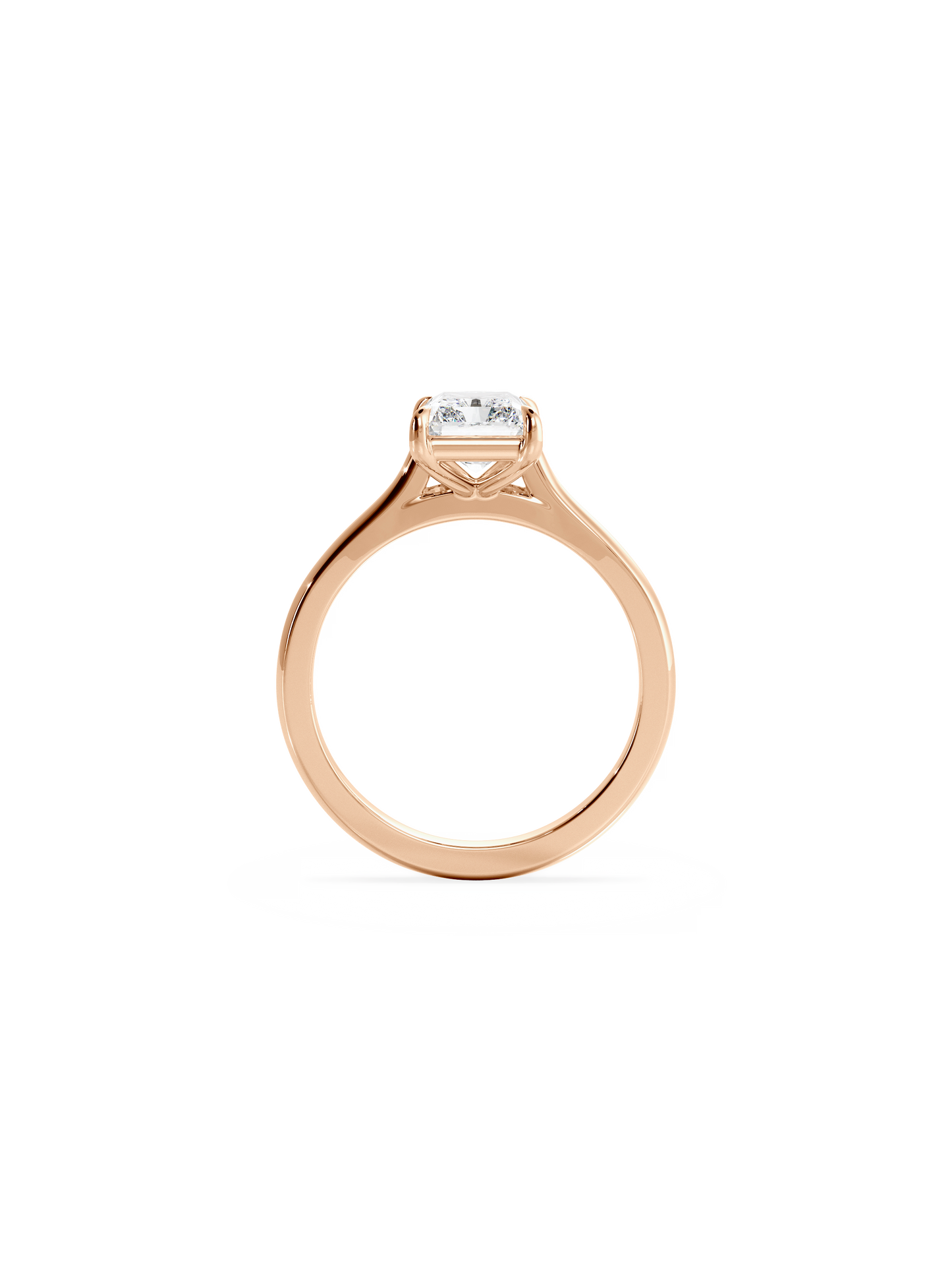 2 CT Round Three Stones Lab Grown Diamond Engagement Ring