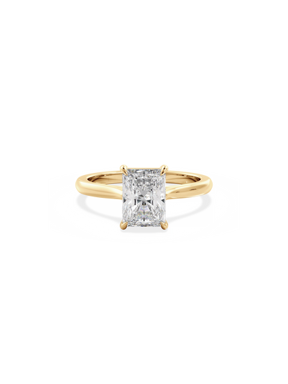 2 CT Round Three Stones Lab Grown Diamond Engagement Ring