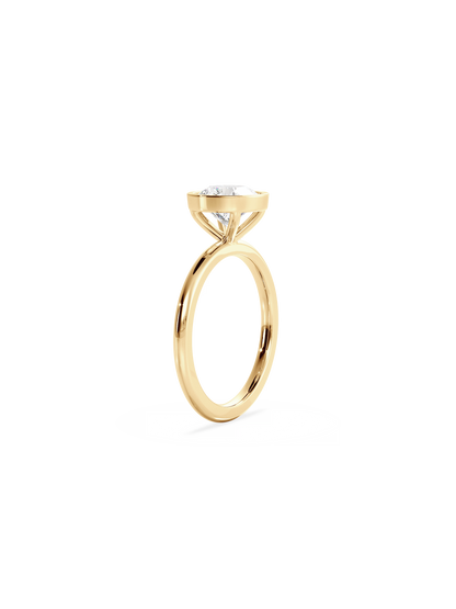 2 CT Round Three Stones Lab Grown Diamond Engagement Ring