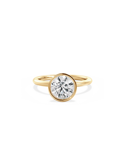 2 CT Round Three Stones Lab Grown Diamond Engagement Ring
