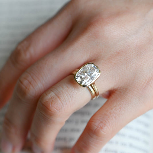 3.0 CT Round Pave Lab Grown Diamond Bridal Set