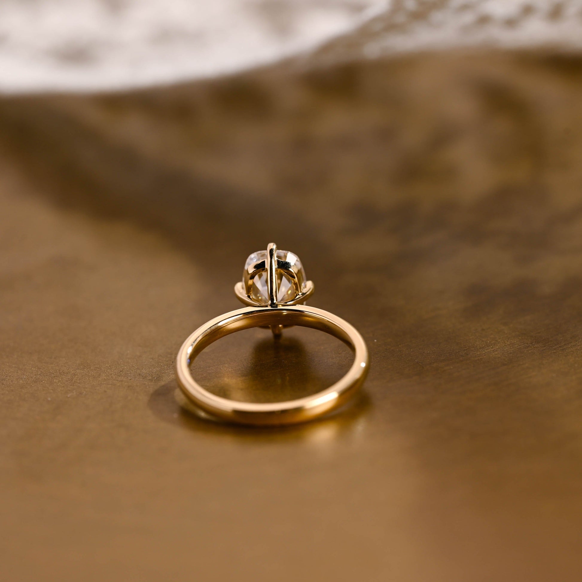 2 CT Round Three Stones Lab Grown Diamond Engagement Ring