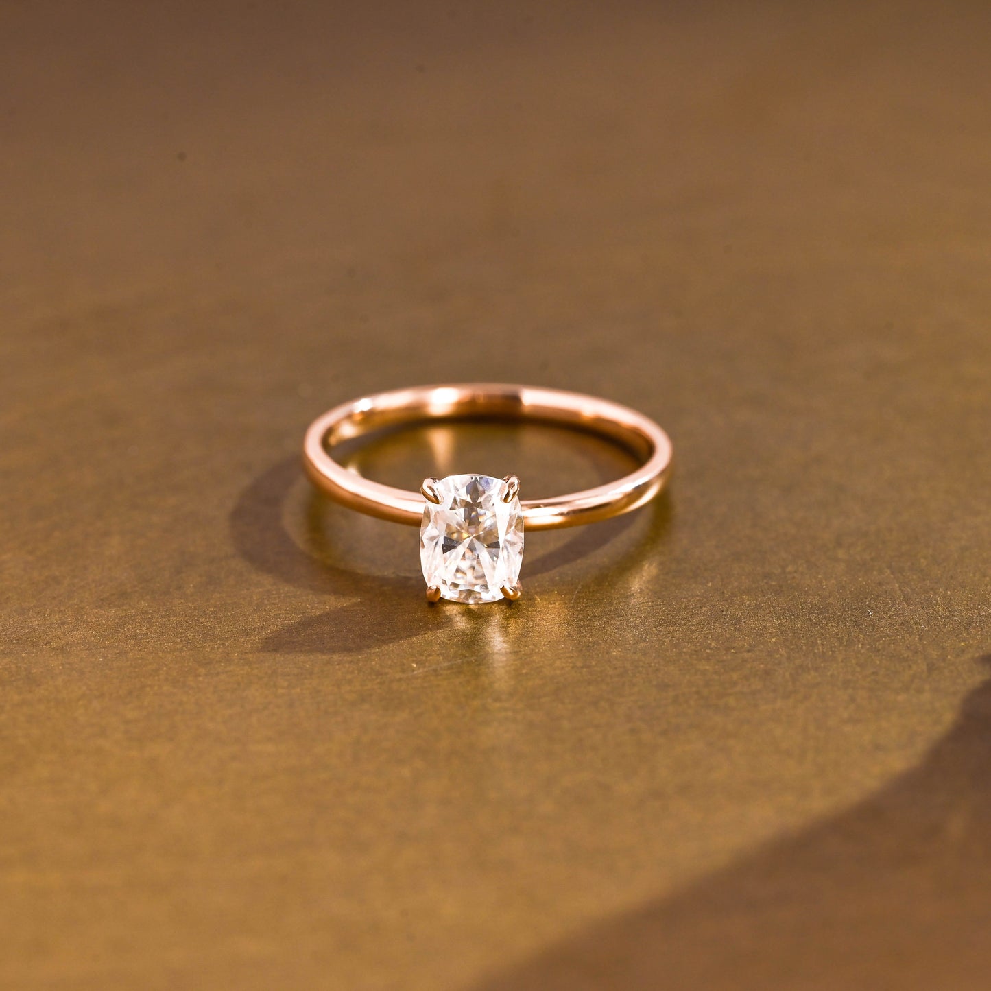 2 CT Round Three Stones Lab Grown Diamond Engagement Ring