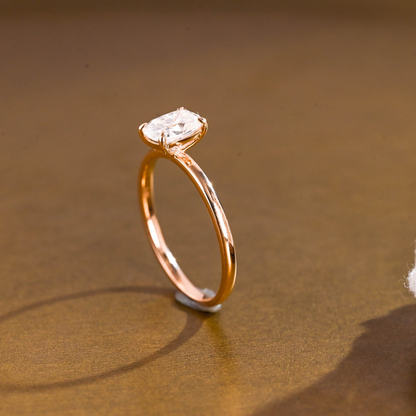 2 CT Round Three Stones Lab Grown Diamond Engagement Ring