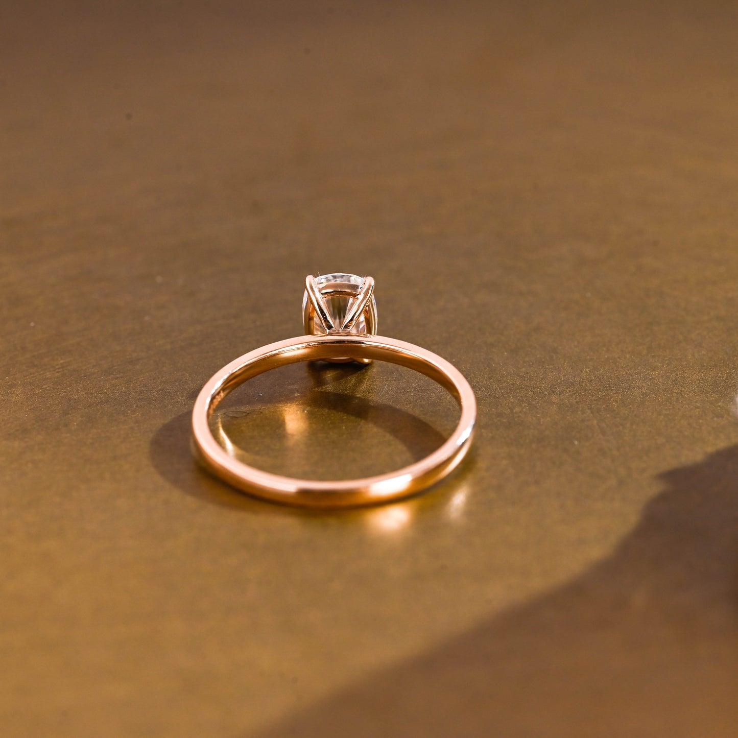 2 CT Round Three Stones Lab Grown Diamond Engagement Ring
