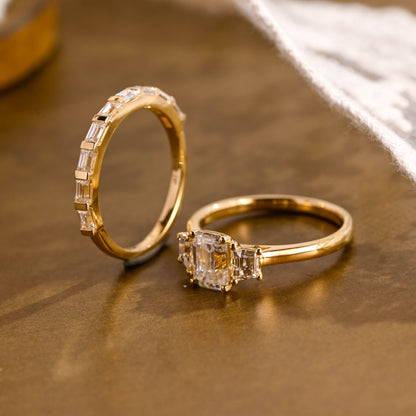 3.0 CT Round Pave Lab Grown Diamond Bridal Set