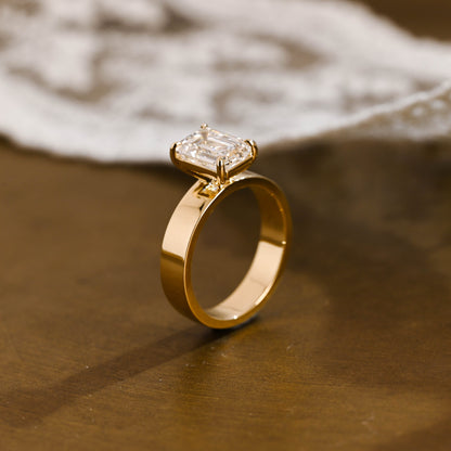 2 CT Round Three Stones Lab Grown Diamond Engagement Ring