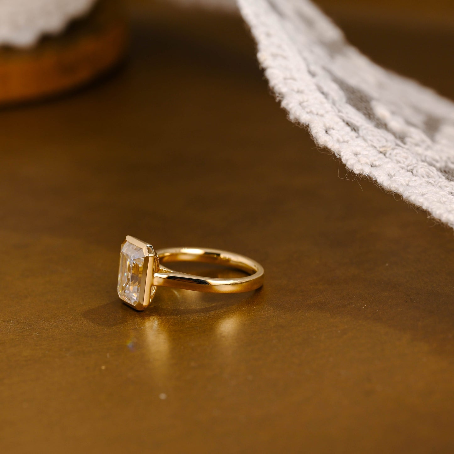 2 CT Round Three Stones Lab Grown Diamond Engagement Ring