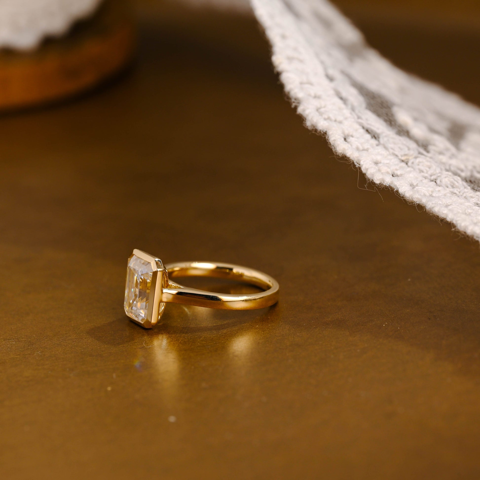 2 CT Round Three Stones Lab Grown Diamond Engagement Ring