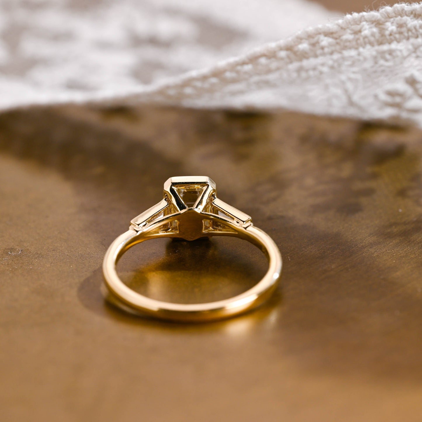 2 CT Round Three Stones Lab Grown Diamond Engagement Ring