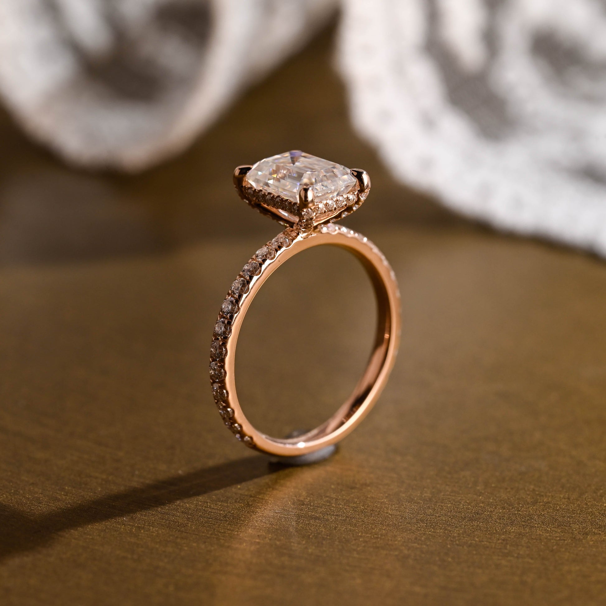 2 CT Round Three Stones Lab Grown Diamond Engagement Ring