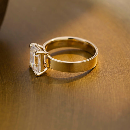 2 CT Round Three Stones Lab Grown Diamond Engagement Ring