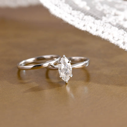 3.0 CT Round Pave Lab Grown Diamond Bridal Set