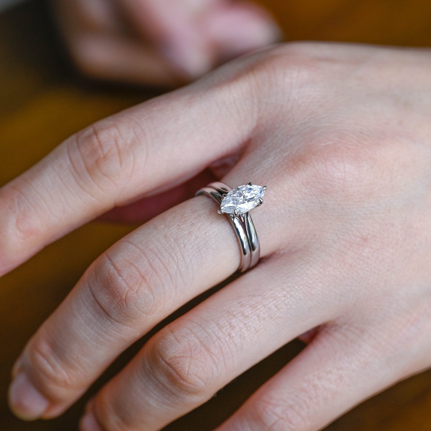 3.0 CT Round Pave Lab Grown Diamond Bridal Set