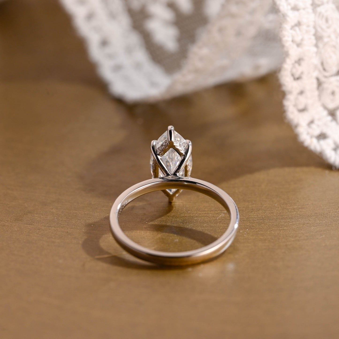 2 CT Round Three Stones Lab Grown Diamond Engagement Ring