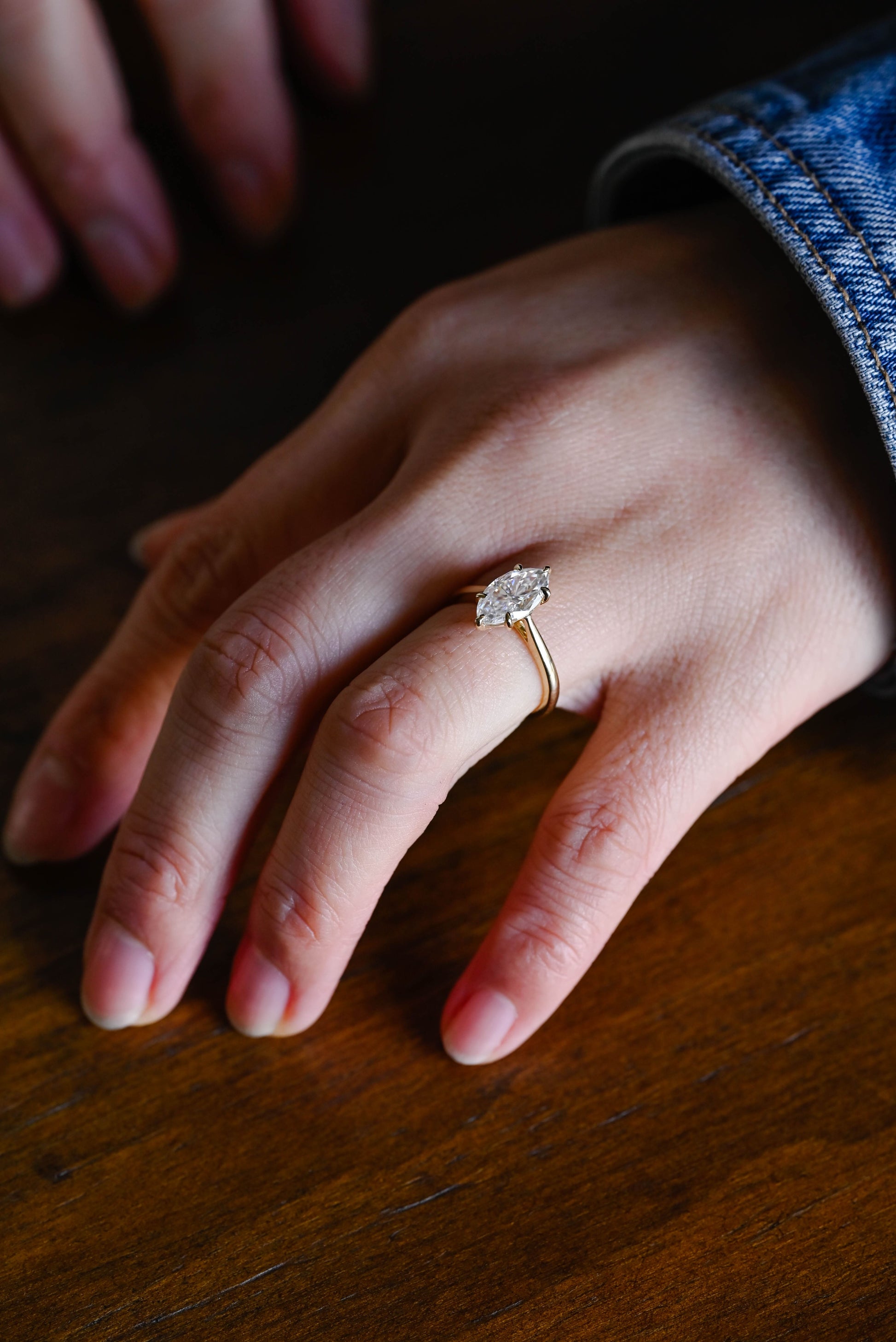 2 CT Round Three Stones Lab Grown Diamond Engagement Ring