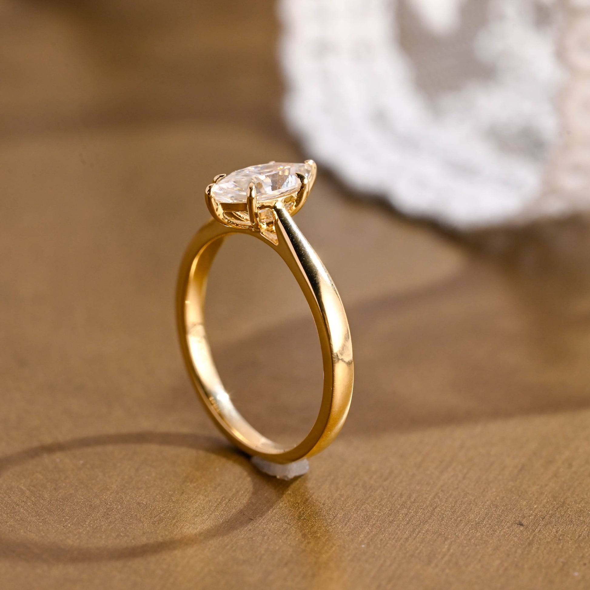 2 CT Round Three Stones Lab Grown Diamond Engagement Ring