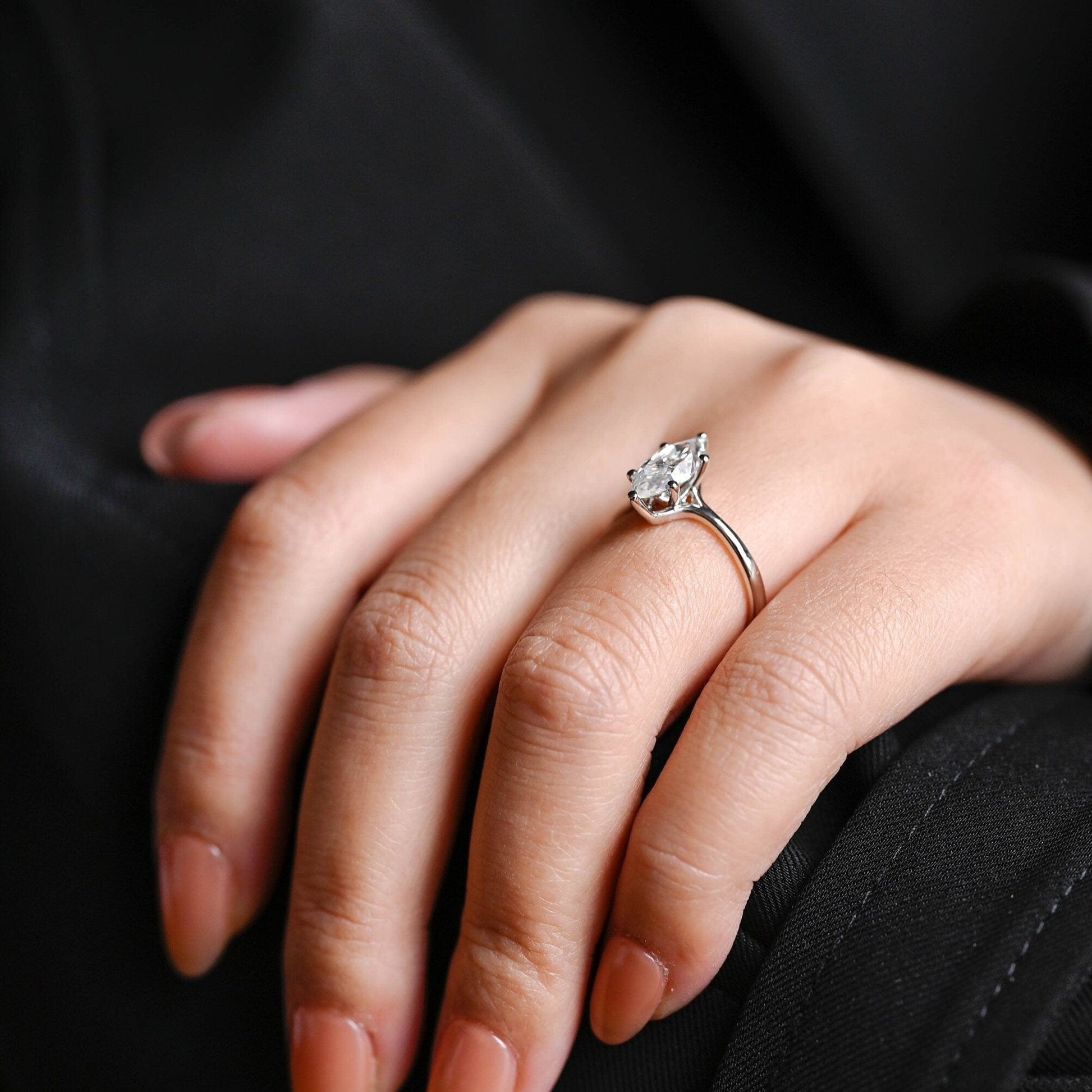 2 CT Round Three Stones Lab Grown Diamond Engagement Ring