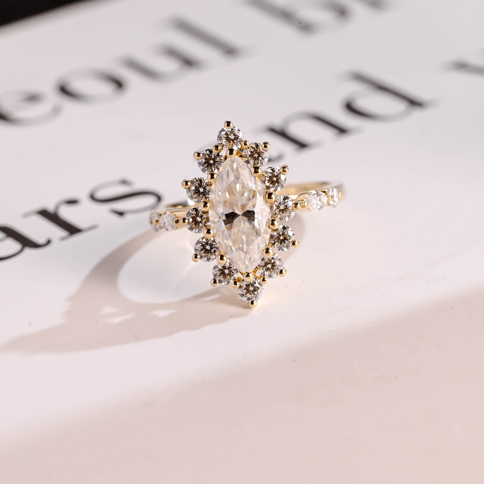 2 CT Round Three Stones Lab Grown Diamond Engagement Ring