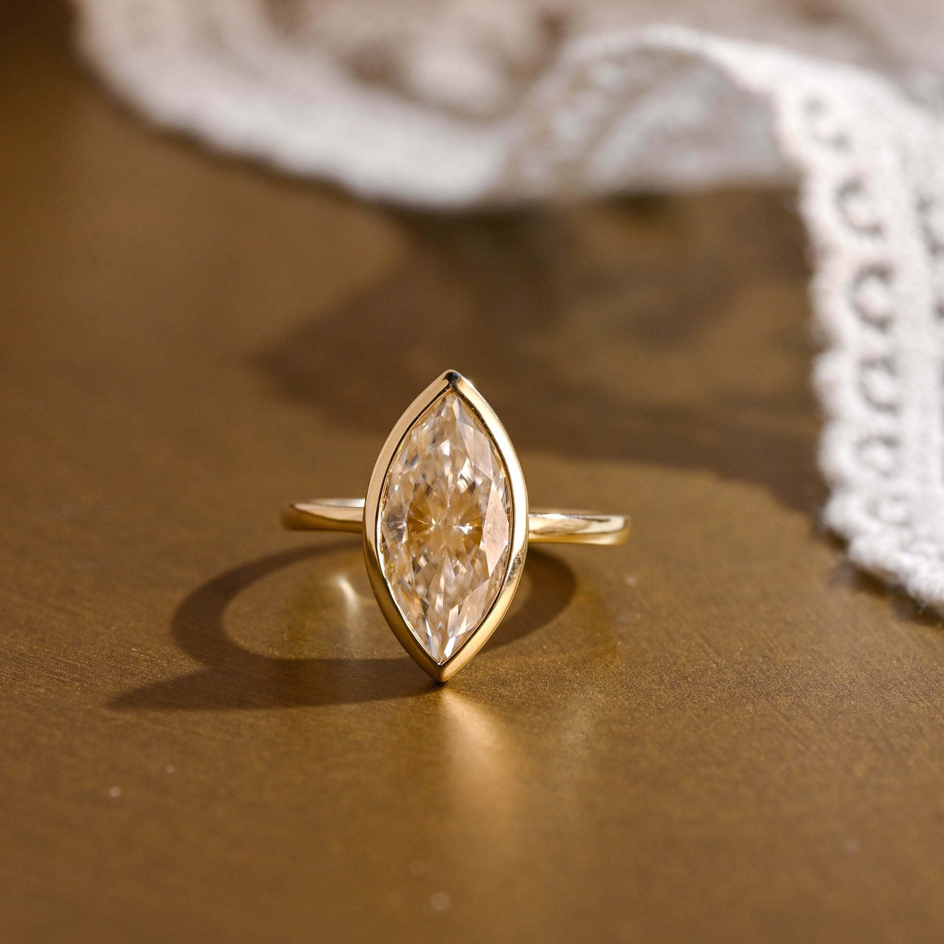 2 CT Round Three Stones Lab Grown Diamond Engagement Ring