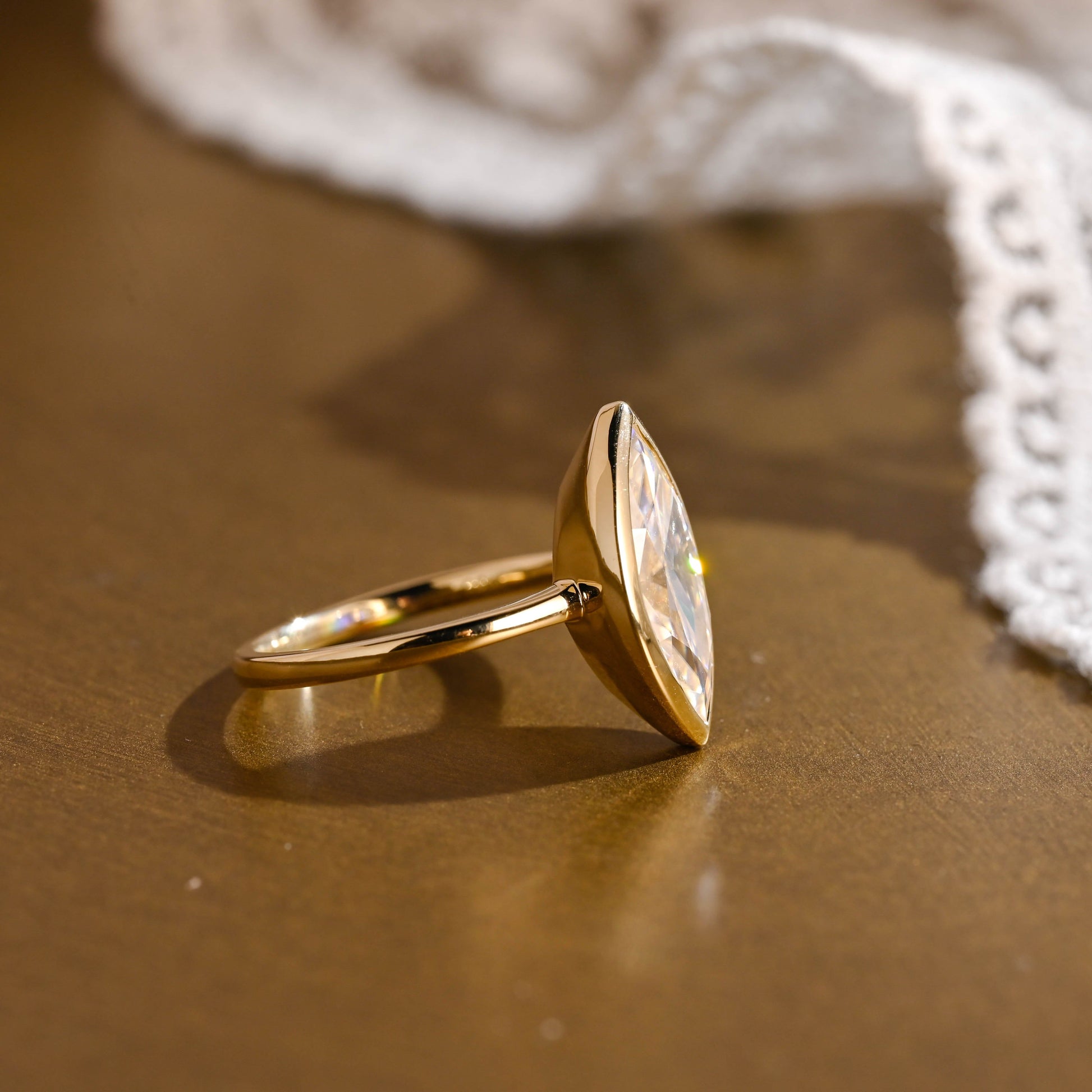 2 CT Round Three Stones Lab Grown Diamond Engagement Ring