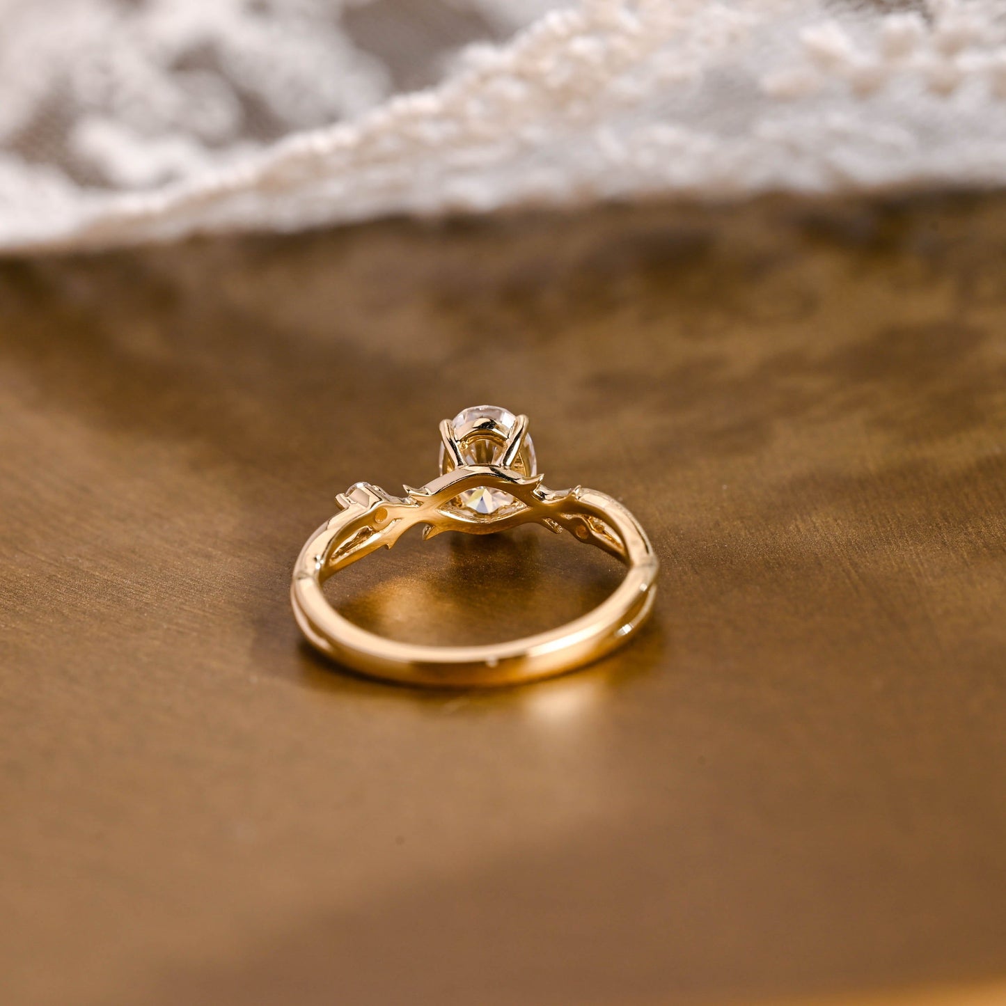 2 CT Round Three Stones Lab Grown Diamond Engagement Ring