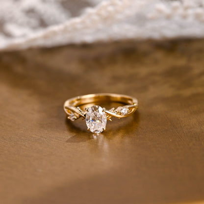 2 CT Round Three Stones Lab Grown Diamond Engagement Ring