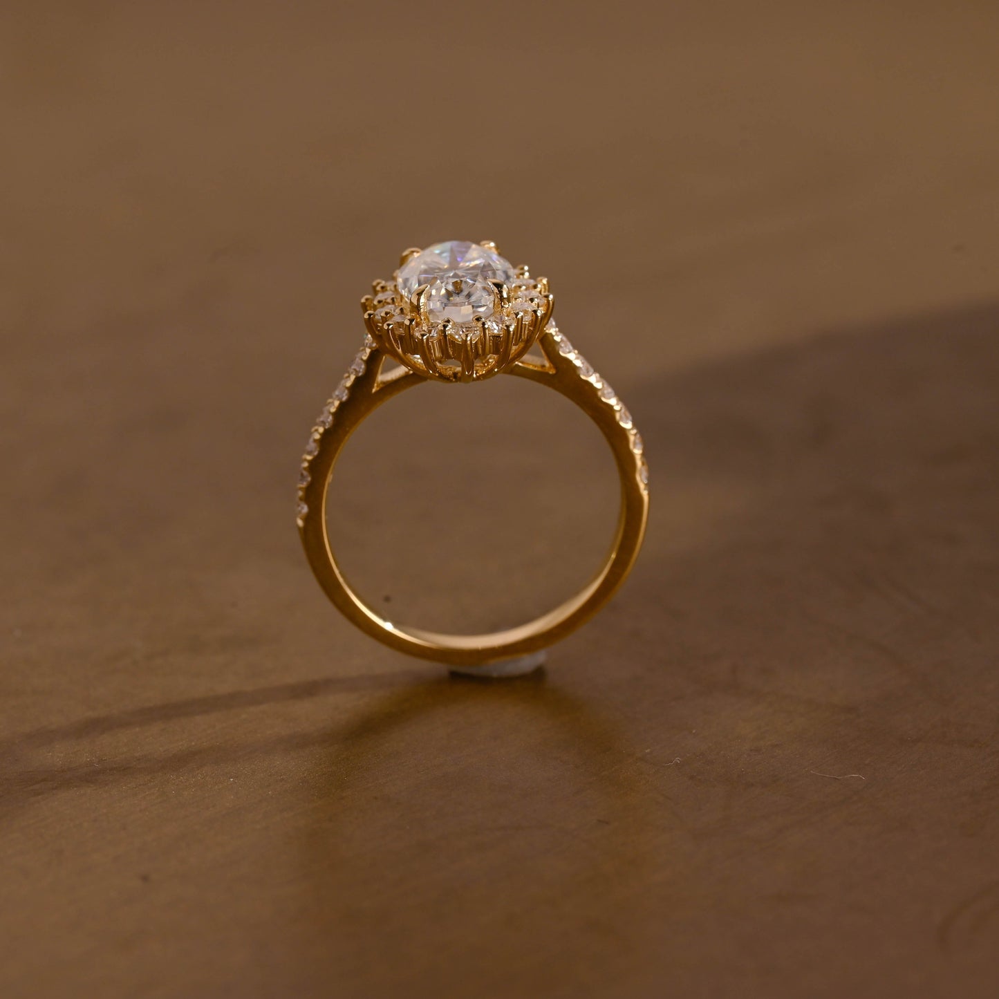 2 CT Round Three Stones Lab Grown Diamond Engagement Ring