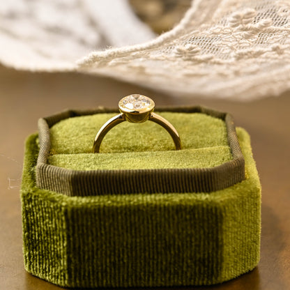 2 CT Round Three Stones Lab Grown Diamond Engagement Ring