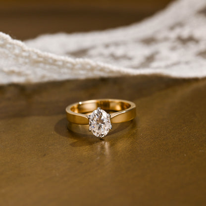 2 CT Round Three Stones Lab Grown Diamond Engagement Ring