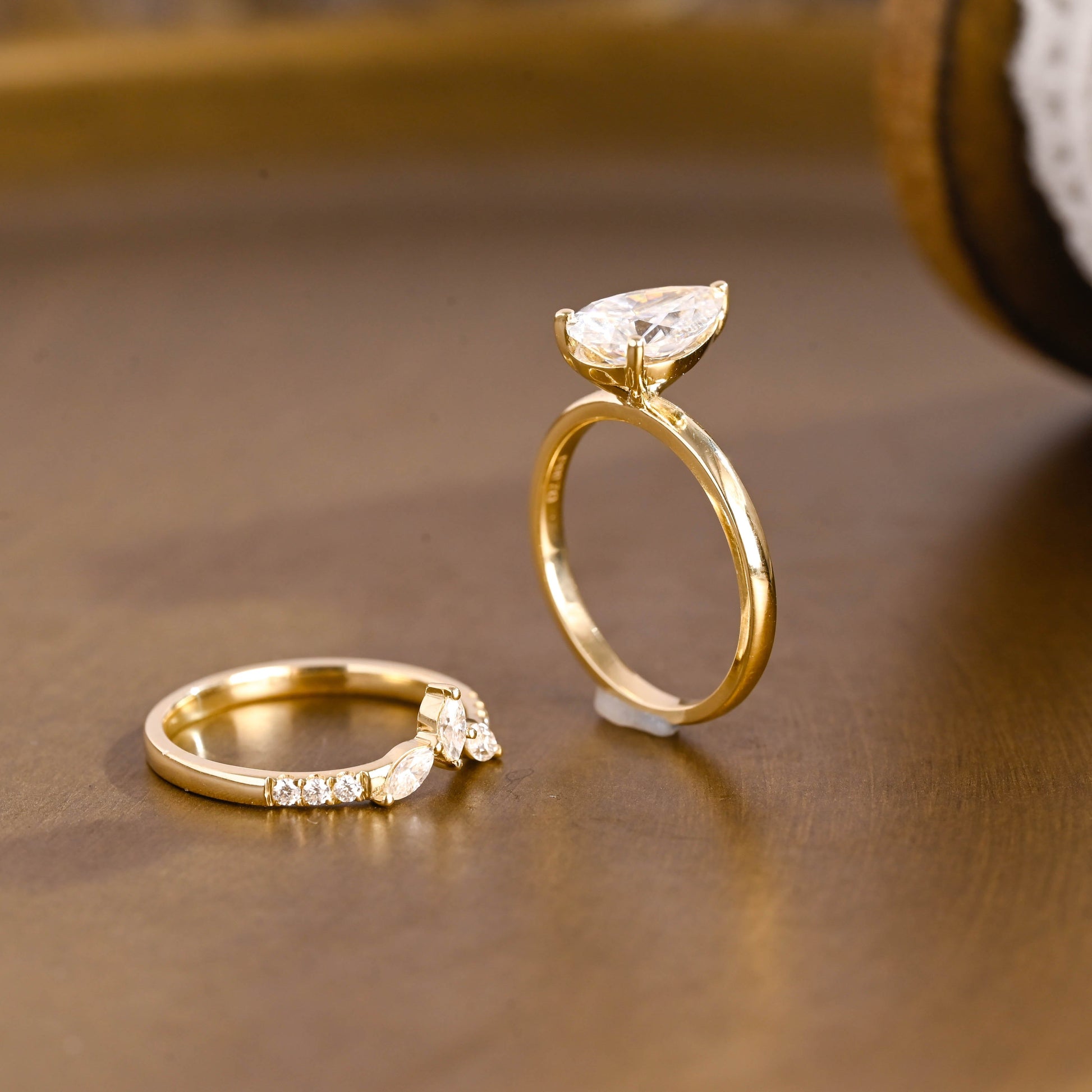3.0 CT Round Pave Lab Grown Diamond Bridal Set
