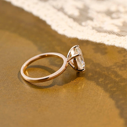2 CT Round Three Stones Lab Grown Diamond Engagement Ring