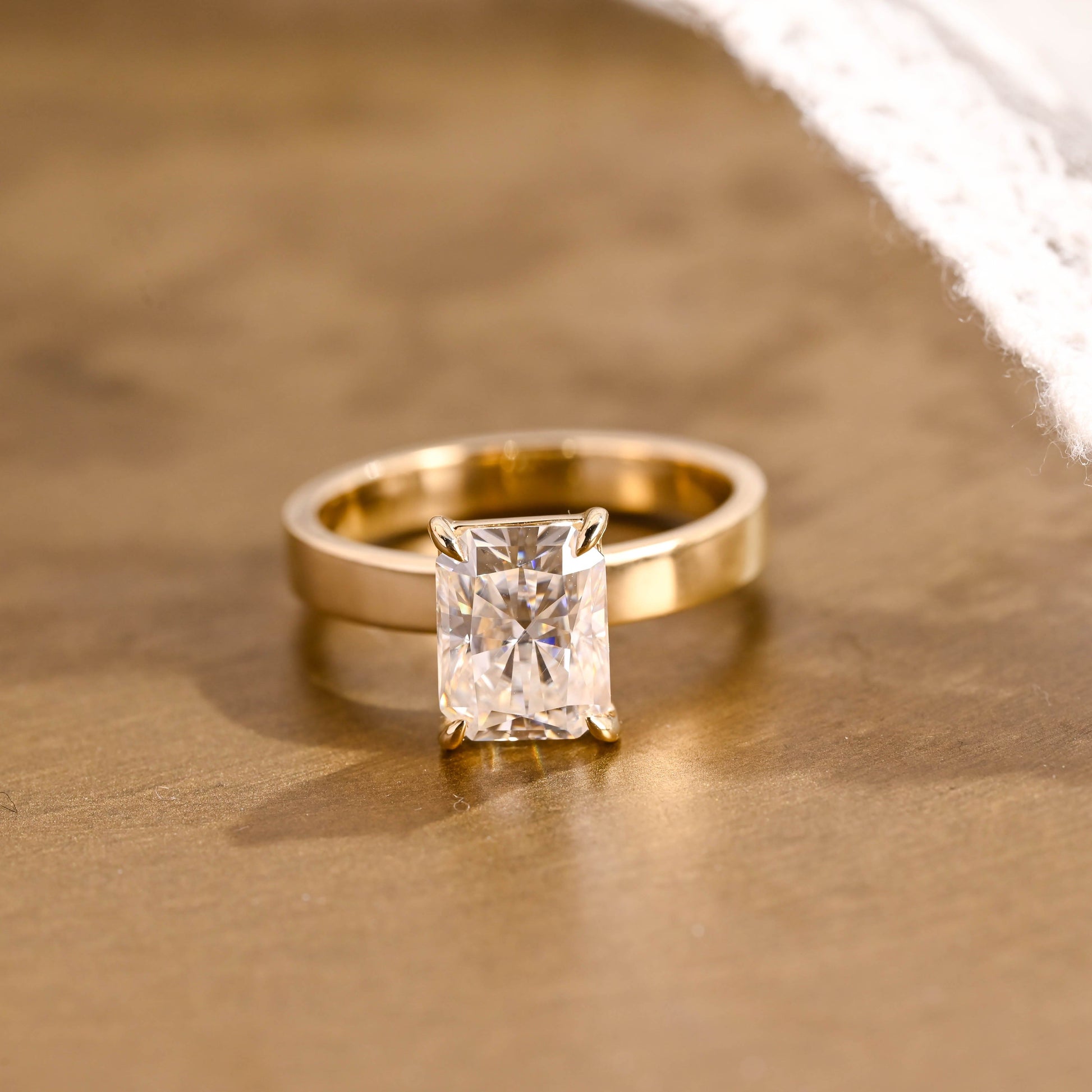 2 CT Round Three Stones Lab Grown Diamond Engagement Ring