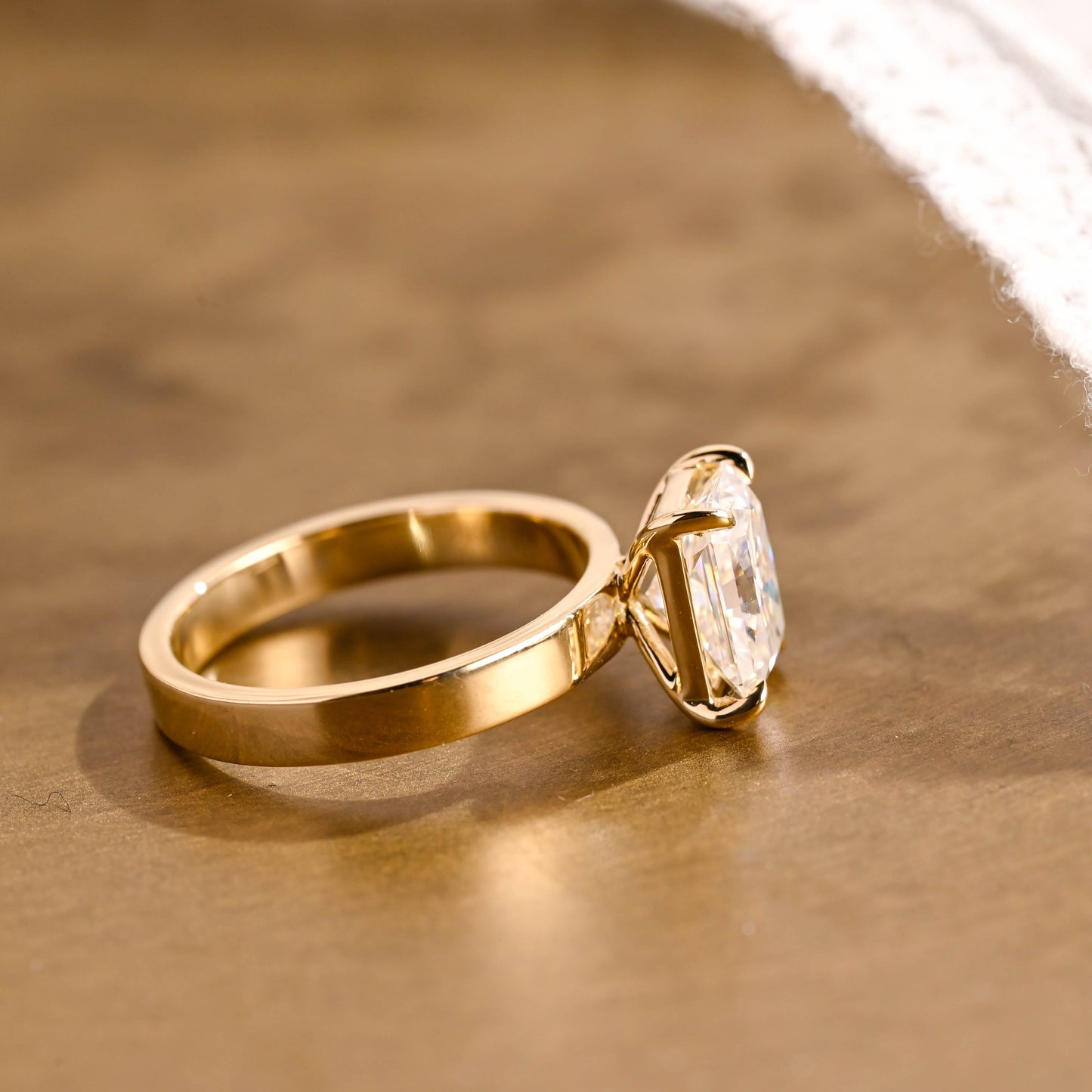 2 CT Round Three Stones Lab Grown Diamond Engagement Ring