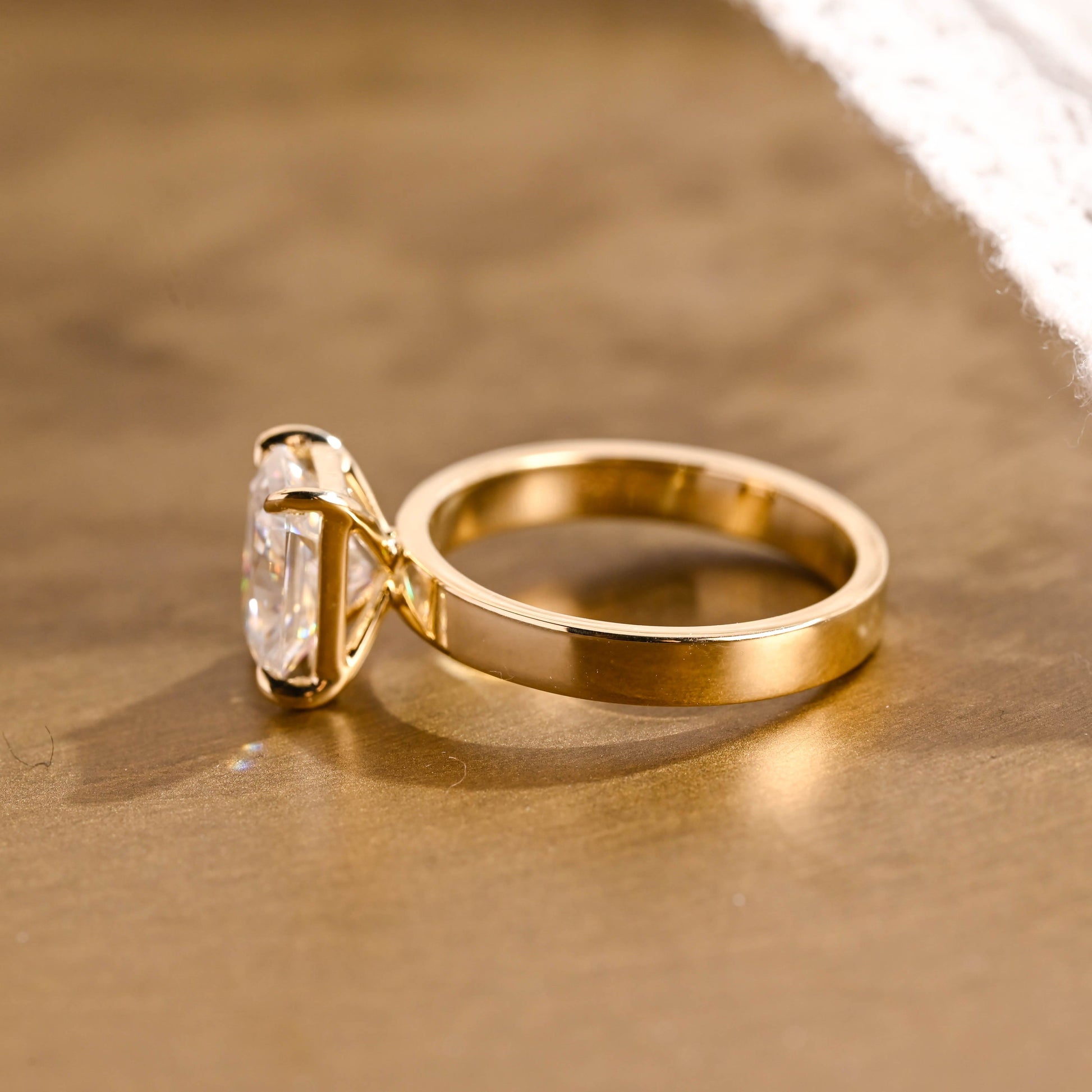 2 CT Round Three Stones Lab Grown Diamond Engagement Ring