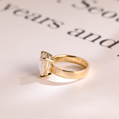 2 CT Round Three Stones Lab Grown Diamond Engagement Ring