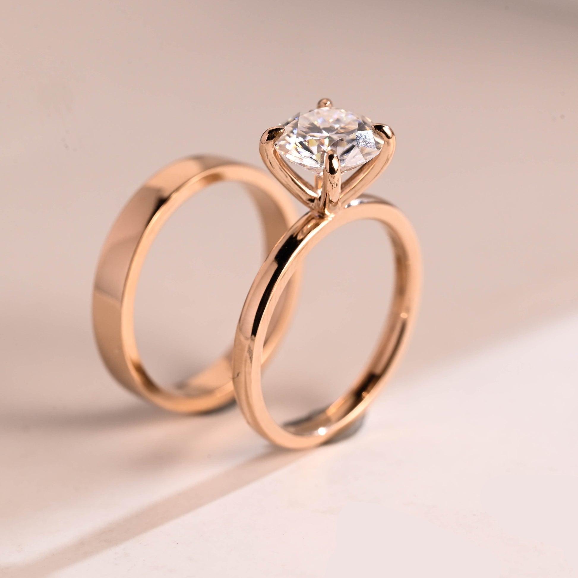 3.0 CT Round Pave Lab Grown Diamond Bridal Set