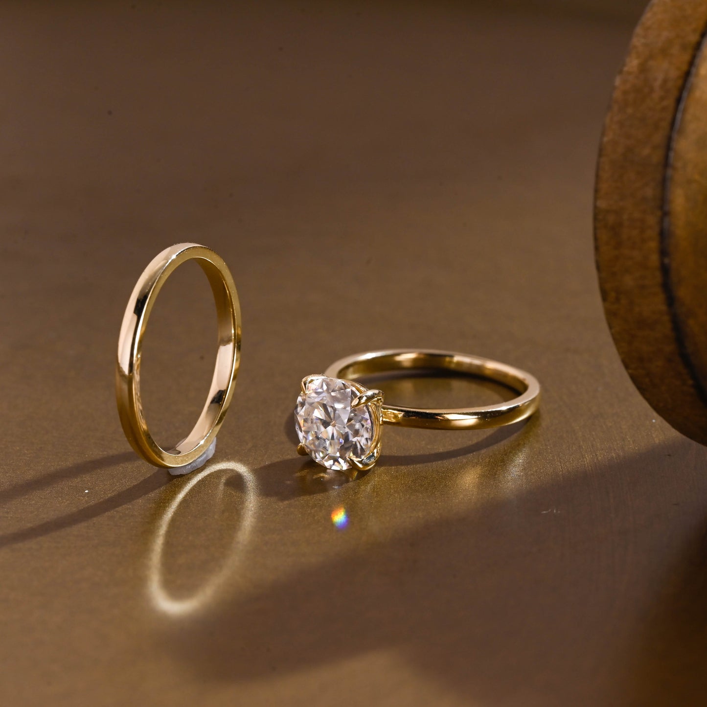3.0 CT Round Pave Lab Grown Diamond Bridal Set
