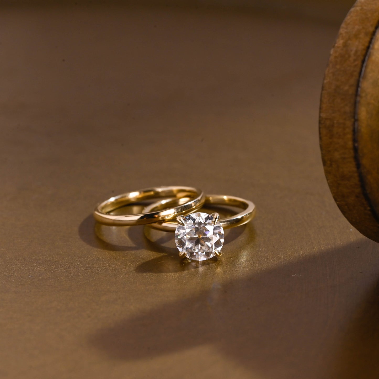 3.0 CT Round Pave Lab Grown Diamond Bridal Set