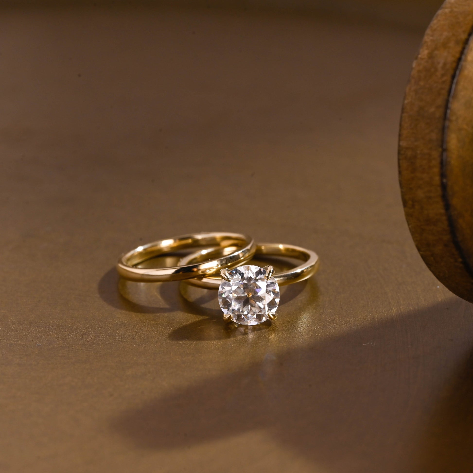 3.0 CT Round Pave Lab Grown Diamond Bridal Set