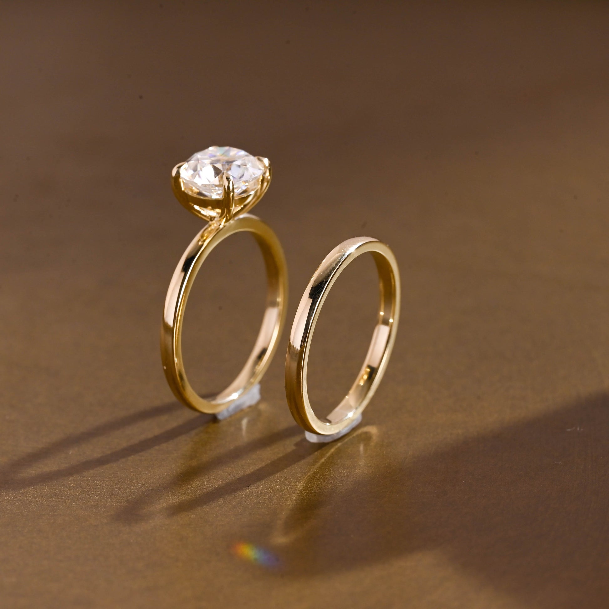 3.0 CT Round Pave Lab Grown Diamond Bridal Set