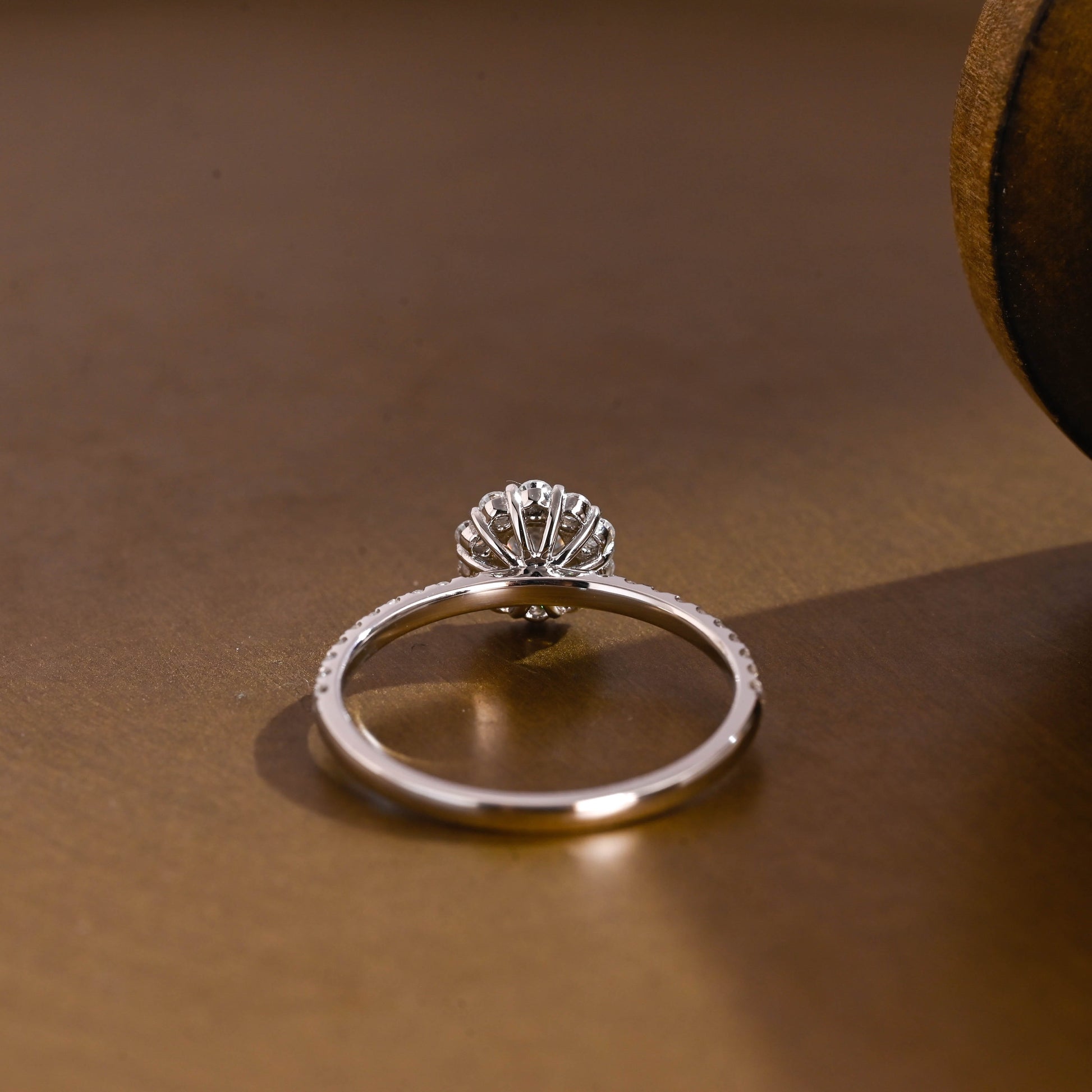2 CT Round Three Stones Lab Grown Diamond Engagement Ring